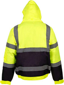 เสื้อแจ็คเก็ตทำงานแบบมีฮีตเตอร์ ขายดีที่สุด ราคาคุ้มค่า ปลอดภัยสำหรับงานก่อสร้าง มองเห็นได้ชัดเจน สะท้อนแสงตามสั่ง กันน้ำ ระบายอากาศได้ดี - Product Image 5