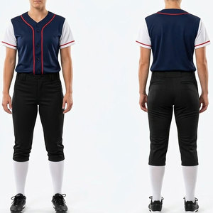 Uniforme de Softbol para Mujer, Estilo Nuevo, Transpirable, Mezcla de Poliéster Suave, Ligero y Duradero, Conjunto Deportivo - Product Image 1