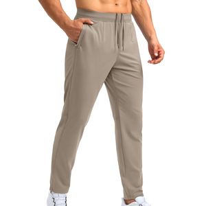 Pantalones deportivos anchos de algodón 100% grueso y personalizados para hombre, pantalones deportivos lisos. - Product Image 4