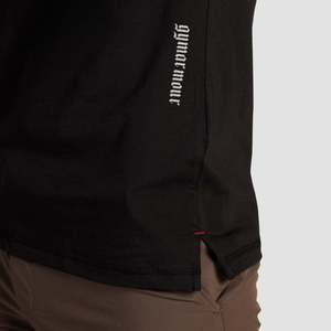เสื้อยืดออกกำลังกาย Apex Gym สีดำ ผ้าเจอร์ซีย์ ดีไซน์เรียบ - Product Image 6