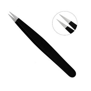 Pinzas para Pestañas Profesionales de Acero Inoxidable Antimagnéticas de Alta Calidad, Mango Cómodo, Punta Suave de 10 mm, Herramientas para Pestañas - Product Image 5