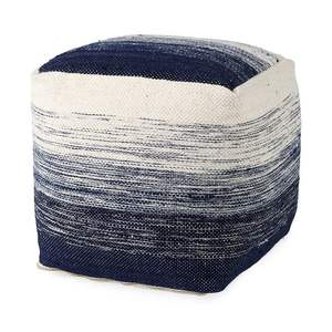 Pouf moderne en coton tissé à la main, assise multifonctionnelle avec design bohème, confort et style améliorés par ITHL - Product Image 6