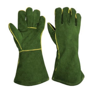Guantes de Seguridad de Cuero Vacuno Resistentes al Calor para Soldadura, Protección de Manos y Brazos - Product Image 2
