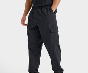 กางเกงตาข่ายระบายอากาศใส่ได้ทุกวันใส่สบายกางเกงฝึกกีฬาผู้หญิงกระเป๋ากระดาษกางเกงผูกเอว - Product Image 1