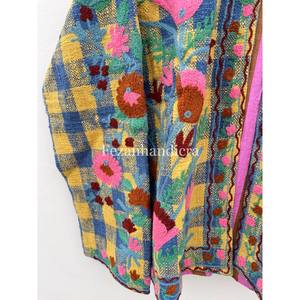 Veste en tissu TNT de Style bohème pour femmes manteau d'hiver fait à la main avec doublure en coton traitement tricoté pour les fêtes d'automne en gros - Product Image 3