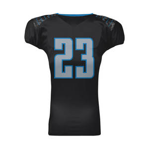 High Quality Custom Digital Print Short Sleeve American Football Jersey for Adults with Custom Colors and Breathable Fabric - Product Image 2