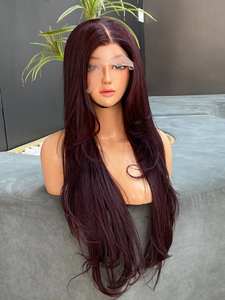 Vente en gros HD Lace Front Soyeux Lisse Cheveux Humains Vietnamiens Perruques Cheveux Bruts Vierges - Product Image 3