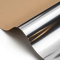 Papier sulfurisé en aluminium double face enduit de PE, en pâte recyclée |   Sandwich personnalisé de qualité alimentaire, résistant à la chaleur et à l'humidité