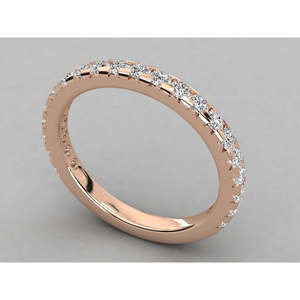 Bague pour femme en or 18 carats avec diamants de laboratoire, motif géométrique, anneaux en grappe pour mariages, bijoux en rhodium certifiés IGI - Product Image 4