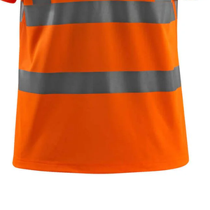 เสื้อโปโลนิรภัยสองโทนสีสะท้อนแสง Hi-Vis เสื้อใส่ทำงานผู้ชายชุดทำงานผ้า100% โพลีเอสเตอร์แบบพิเศษ - Product Image 6