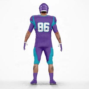 Maillot de football américain à manches courtes pour adultes, personnalisable, prix de gros, faible MOQ, fournisseur d'uniformes de club - Product Image 2