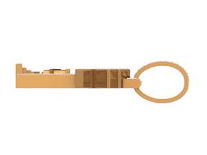 Personnalisé Hip Hop Moissanite diamant 925 Sterling Silver VVS Diamant Glacé Porte Bloquée Cabane Maison Pendentif fine Jewelry - Product Image 3