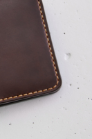 Dompet Lipat Kulit Asli Berkualitas Tinggi Buatan Tangan Grosir, Pendek, Anti RFID, Dapat Dilipat, Kancing, Dapat Disesuaikan, Modis