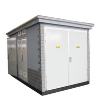 Poste de transformation préfabriqué intelligent 11kV 33kV, poste numérique compact avec surveillance à distance pour réseau électrique intelligent IoT