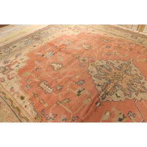 Alfombra Turca Vintage, Alfombra Extra Grande de 11.1x14.7 pies (337x448 cm), Alfombra de Lana con Diseño de Patchwork Naranja - Product Image 4