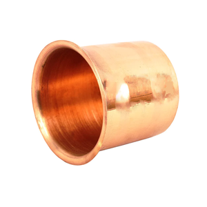 Superventas Metal sólido Premium Mini Moscow Mule Glass Copper Chupito con medida Taza de cobre Moscow Mule - Product Image 2