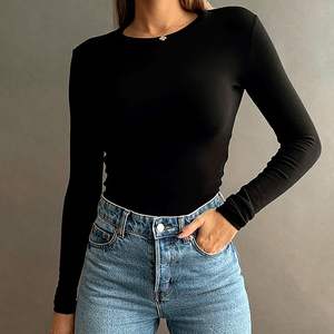 Camisetas de Manga Larga para Mujer, Verano 2026, Estilo Casual, Logotipo Personalizado, Ecológicas, de Poliéster y Algodón, Corte Ajustado, Superventas - Product Image 4