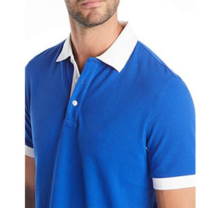 Fabricantes, venta al por mayor, de manga corta Camisetas, polos de negocios de talla grande para jóvenes y de mediana edad, polos de media manga - Product Image 1