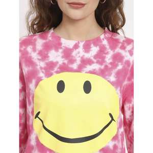 Rose printemps 2025 coton femmes décontracté Coord ensemble solide Tiedye sweat Joggers pantalon 2 pièces coton éponge 350 GSM - Product Image 3