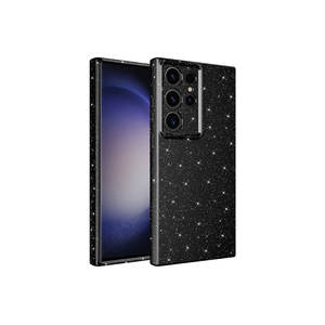 Coque arrière en coton SAFA avec paillettes de luxe Netzy pour Samsung Galaxy S23 Ultra Argent - Protection de téléphone portable - Product Image 2