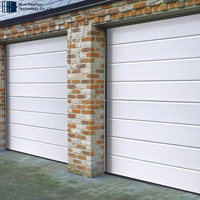 Porte de garage automatique sectionnelle automatique de haute qualité Portes de garage modernes à panneau en aluminium isolé pour villas