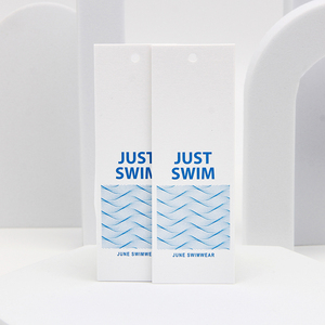 ป้ายแขวนกระดาษรีไซเคิลเป็นมิตรกับสิ่งแวดล้อมสำหรับเสื้อผ้าและรองเท้าพร้อมโลโก้กำหนดรูปร่างและขนาดได้เอง - Product Image 2