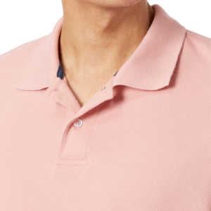Chemises de golf personnalisées OEM pour hommes, mélange polyester/coton 180g, décontractées, unies, séchage rapide, manches courtes, impression personnalisée, broderie - Product Image 6