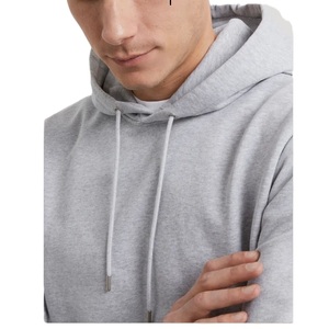 Sweat à capuche OEM brodé en coton épais 100 % anti-boulochage respirant pour homme, coupe oversize à épaules tombantes - Product Image 3