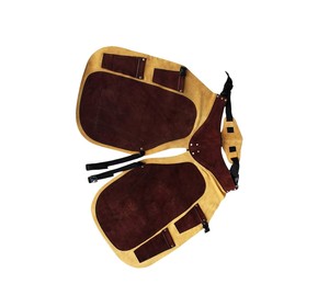 Nueva llegada de cuero de vaca protector Farrier Chaps Delantal de larga duración POR TARIQ MFG CO CE ISO EU - Product Image 5