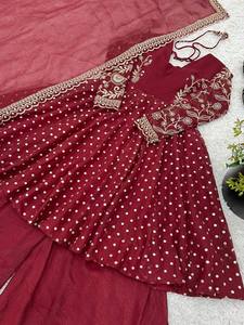 NUEVO DISEÑADOR MODERNO SALWAR KAMEEZ 3 PCS para FESTIVA Y FIESTA TALLAS DE DESGASTE - Product Image 5