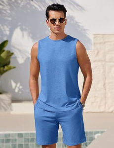 Camiseta sin mangas de algodón OEM de alta calidad para hombre, Camiseta deportiva de entrenamiento de gimnasio de verano, camiseta de talla grande para hombre - Product Image 1