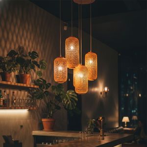 Lámpara BOMBAA, Artesanía en Bambú - Product Image 4