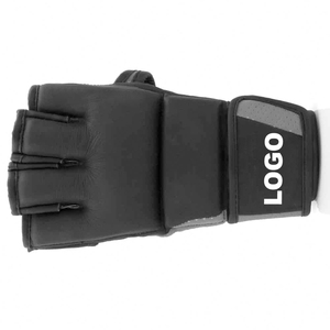 Venta al por mayor mezcla de cuero Universal MMA guantes de boxeo Muay Thai Kickboxing entrenamiento y guantes de combate MMA guantes con OEM - Product Image 4