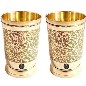 Gobelet classique en laiton royal antique brillant verre à vin polonais pour la maison hôtel restaurant ou bar fêtes Offre Spéciale - Product Image 3