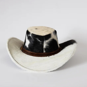 Chapeaux en cuir de vache véritable pour hommes, de qualité supérieure, ajustables, en vente à prix abordable, style tendance et actuel. - Product Image 1