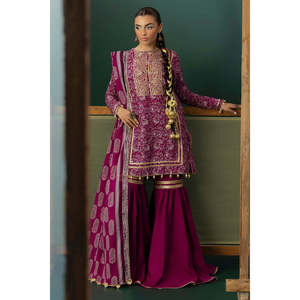 Ensemble de 3 pièces pour femme en tissu lawn brodé Gota avec dupatta imprimée CL-62041 - Product Image 1