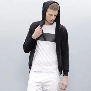 เสื้อฮู้ดดี้ปักลาย Grapple Master รุ่นวินเทจ แบบซิป สำหรับผู้ชาย ผ้าโพลีเอสเตอร์ระบายอากาศได้ 100% น้ำหนักผ้า 360 กรัม ดีไซน์ทำสีซีดแบบพิเศษ - Product Image 1