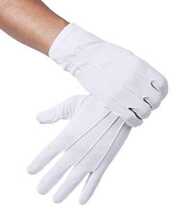 ถุงมือผ้าฝ้ายปักลายฟรีเมสัน ออกแบบตามสั่ง ถุงมือเมสันผ้าฝ้าย 100% - Product Image 5