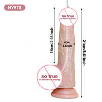 Dildo de Silicona Líquida Realista con Prepucio Móvil, Eyaculación de Agua, Dildos Grandes con Ventosa, Juguetes Sexuales para Adultos, Precio de Fábrica, Proveedor