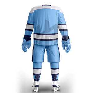 Uniforme de Hockey sobre Hielo Transpirable, Ecológico y de Secado Rápido, con Diseño Personalizado de Logotipo, Tallas Grandes para Adultos, el Más Popular - Product Image 3