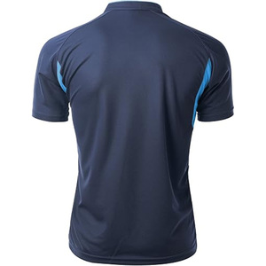<b>Mens</b> Performance for <b>Shirt</b> Zipper Quick Dry Breathable Lightweight Summer Short Sleeve Sports Jersey Poplin Custom Teamwear - Product Image 2