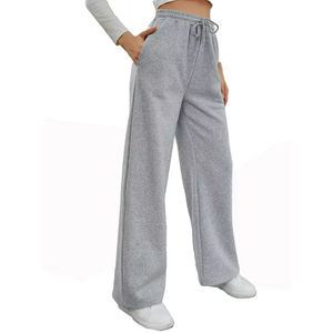 Pantalons de survêtement évasés à jambe large personnalisés pour hommes Ensembles de pantalons de sport Pantalons de survêtement à bas prix pour hommes - Product Image 4