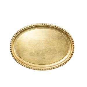 Plato de metal duradero de alta resistencia con patrones grabados artísticos perfecto para catering premium y uso doméstico - Product Image 2