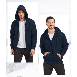 Wholesale High Quality Pattern Print <b>Men's</b> Sweatshirt Winter Casual Solid Pattern Digital Printing on Polyester Material <b>Hoodies</b> - Product Image 5