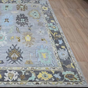 Nouveaux tapis de laine faits à la main coûteux personnalisation nouée à la main douce tailles de motif abstrait vibrant 5x8 12x14 pour les hôtels de bureau à domicile - Product Image 1