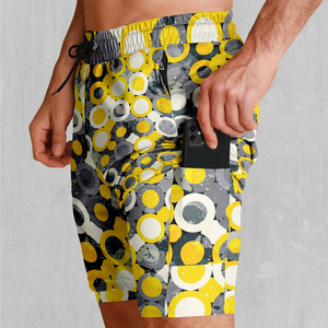 กางเกงขาสั้นผู้ชายพิมพ์ลายระบายอากาศได้ดีน้ำหนักเบาระบายอากาศได้ดี - Product Image 3