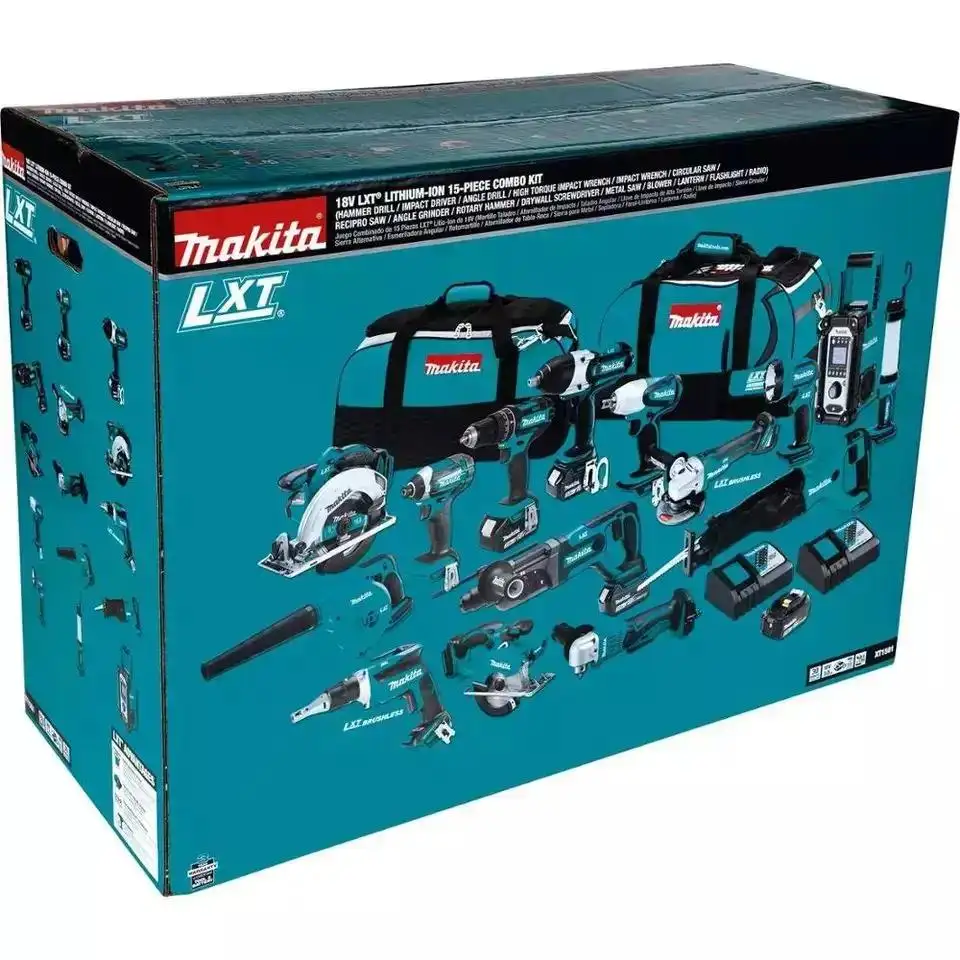 BEST Makitas LXT1500 18 볼트 LXT 콤보 키트 배송 준비