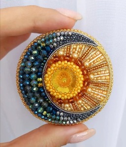 Alloy Crystal Beads Light Keychain DIY <b>Accessories</b> Charm Eco-Friendly Durable High-quality OEM Acceptable - Product Image 3