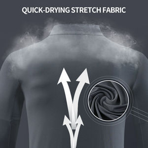 Camisetas de Compresión Deportivas MMA con Logotipo Personalizado OEM, Lisas, Teñidas, de Manga Larga, Protección contra Erupciones, Unisex, Ajuste Regular, Secado Rápido, Transpirables - Product Image 4