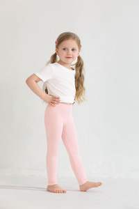 Active Balance Sweet Kids <b>Leggings</b> Soft Knit Comfort Breathable Fabric Quick Dry <b>Waterproof</b> Toddler Baby Girls High Waist - Product Image 5